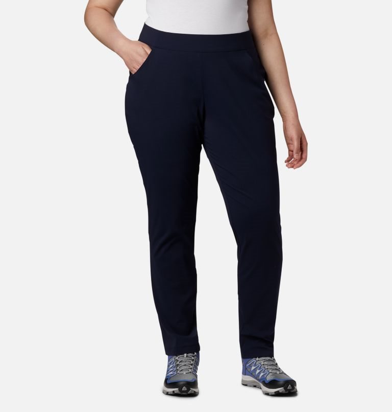 Pantaloni Columbia Anytime Casual Pull On Dama Bleumarin | Plus Size JOM8Q1790